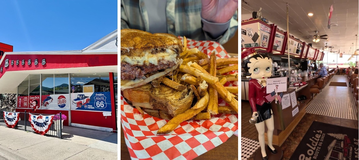 Goldies Route 66 Diner Menu